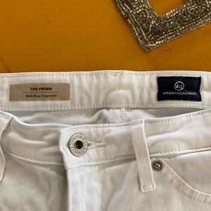 White AG cigarette jeans size 27R